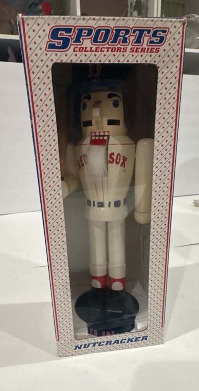 Topperscot Boston Red Sox Sports Collectors Series 9” Wooden Nutcracker